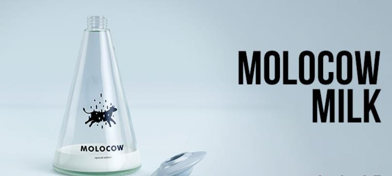 food packaging design of molocow milk