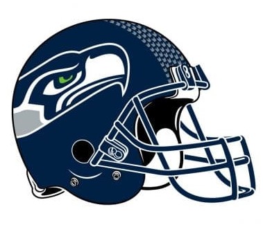 helmet of seattle seahawks