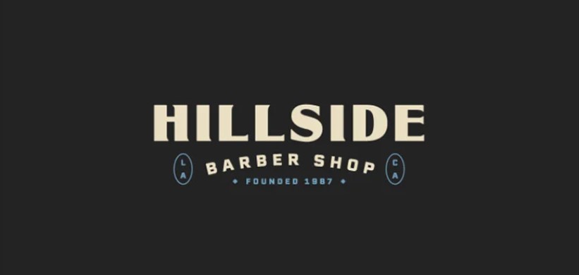 hillside barber shop logo