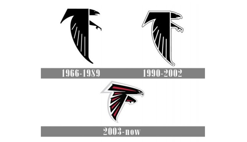 history of atlanta falcon logo