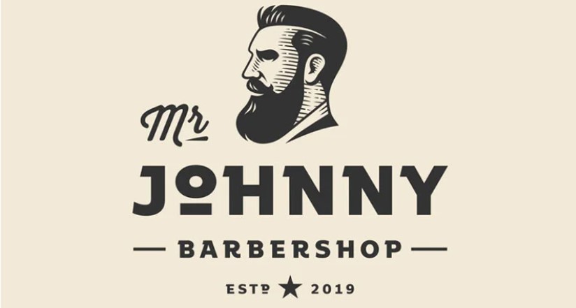 iconography of barber shop logo