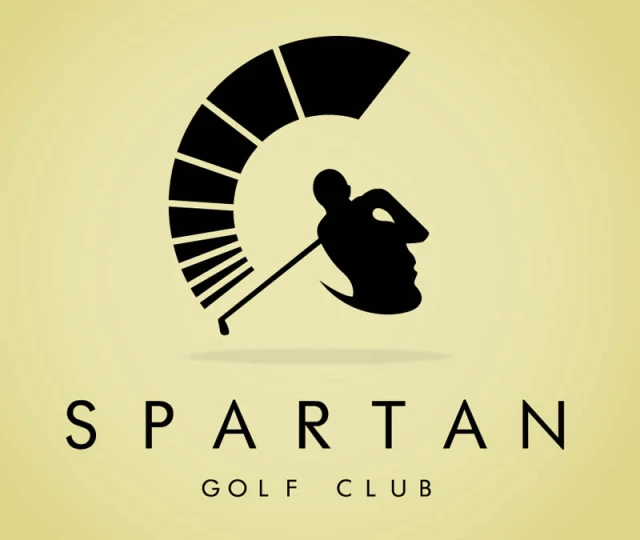 Eckler by Design ✦ on X: "Spartan Golf Club's logo has hidden symbolism that's both clever and effective. The path traced by the club's swing creates the spartan helmet, and the golfer's