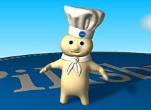 Pillsbury Doughboy, Art by Giora Eshkol
