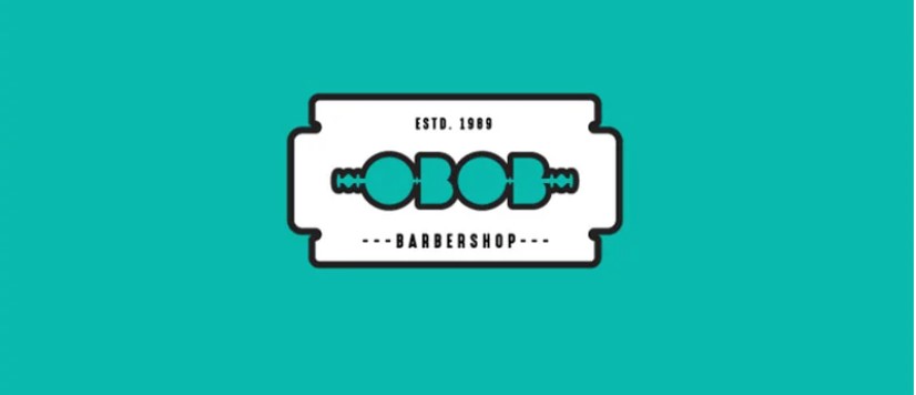 obob barber shop logo