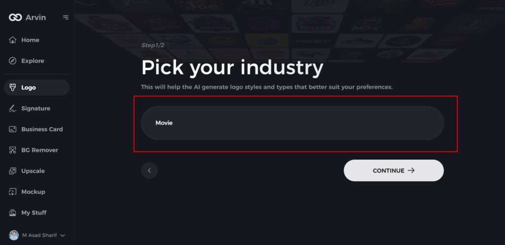 pick your industry