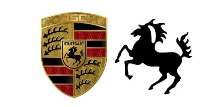 porsche car logos with horse