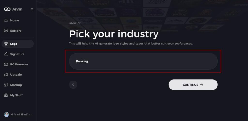 select your industry