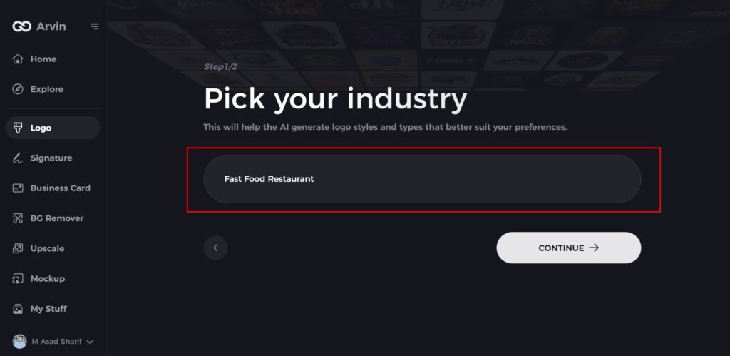 select your industry