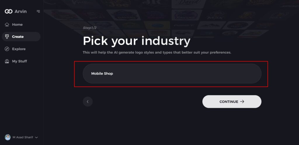 select your industry