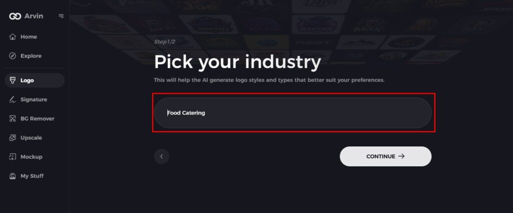 select your industry