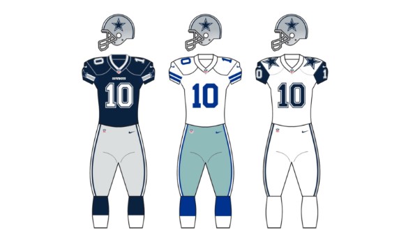 uniform of dallas cowboys logo