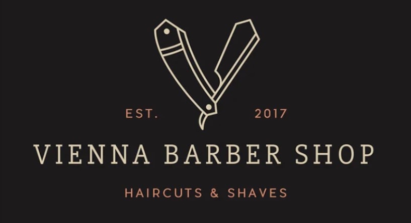 veinna barber shop logo