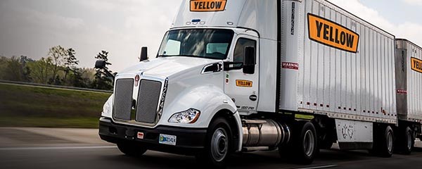 yellow corporation trucking logo design