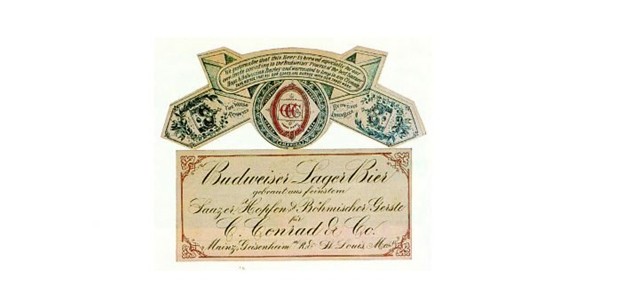 1876-1910 budweiser logo