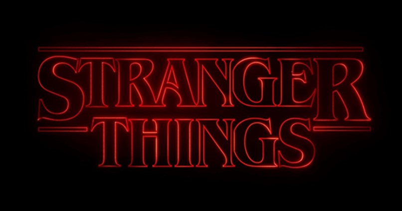 stranger things tv show logos