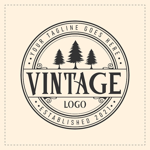 vintage travel logos