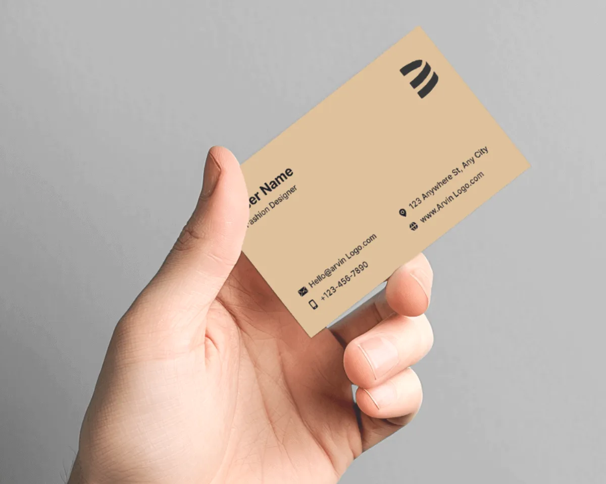 professional business card