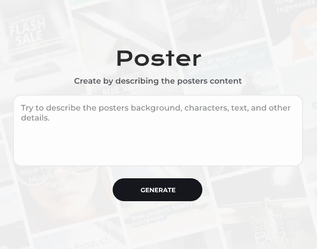 How to make poster templates